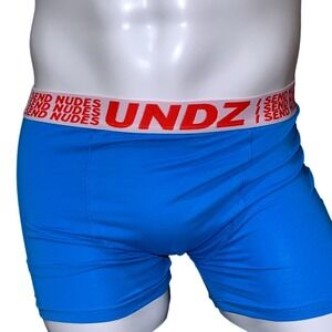 UNDZ Mens I Send Nudes Pale Blue Boxer Brief Trunks Size Small New